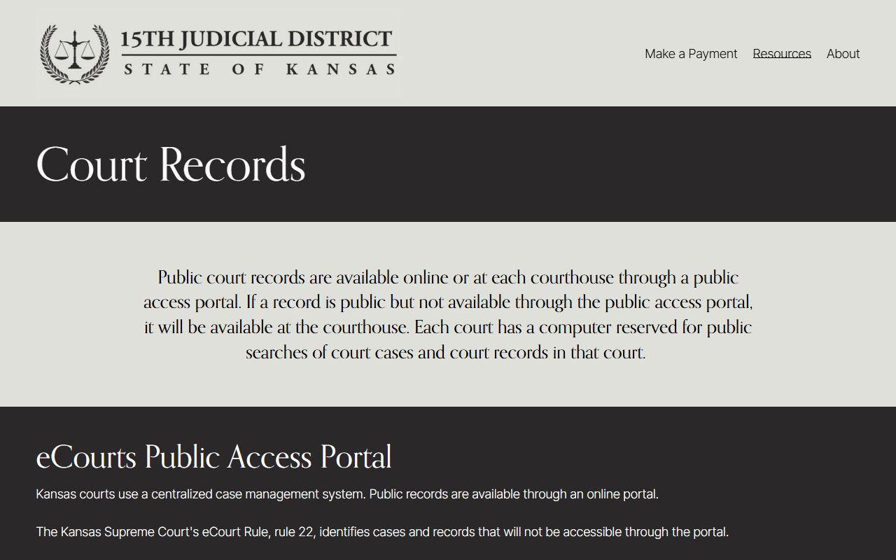 Rawlins County court records after arrest request instructions